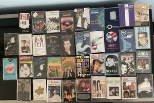 38 X Classic 80s 90s Pop Rock Albums Cassettes Music Bundle - Picture 1 of 3