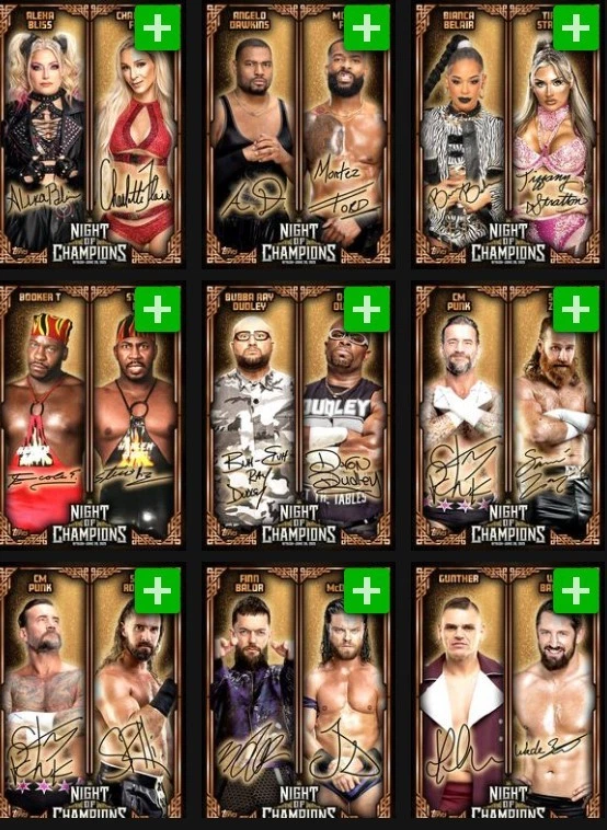 [DIGITAL] Topps Slam - Night of Champions 25 S1 - Bronze Dual Signature - Pick - Image 1 of 1