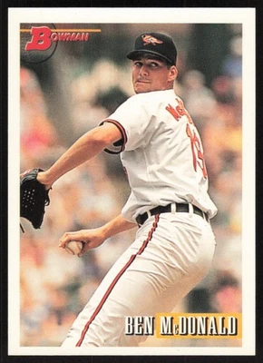 Ben McDonald 1993 Bowman: #437 Baltimore Orioles Foto 1 de 2