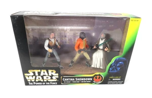 Star Wars Power of the Force Cantina Showdown Dr Evazan, Ponda Baba, Obi-Wan MIB - Bild 1 von 24