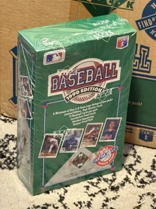 1990 cubierta superior béisbol serie alta caja de cera "Encuentra al Reggie" - sellado de fábrica - Imagen 1 de 9