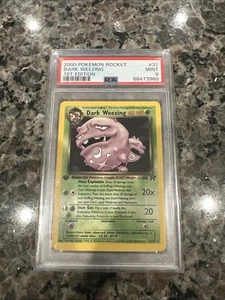 Pokemon Rocket 1st Edition DARK WEEZING 31/82 PSA 9 - Picture 1 of 2