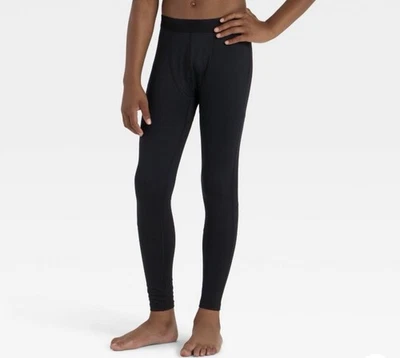 Pantalones ajustados acogedores para niños - todo en movimiento negros M Foto 1 de 4