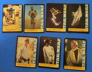 Star Wars Wonder Bread Cards 1977 Seven Different Luke Leia Ben - Picture 1 of 2