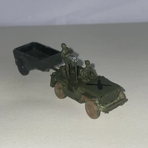 WWII Allied Army Jeep & Trailer built  - 1/76 scale - 47557 - Picture 1 of 8