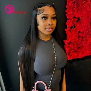 Straight 13x6 Hd Lace Front Wigs Bone Straight Human Hair Wigs for Black Women - Picture 1 of 11