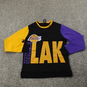 Los Angeles Lakers Sweatshirt Mens Small Black NBA Basketball Pullover Crewneck - Picture 1 of 8