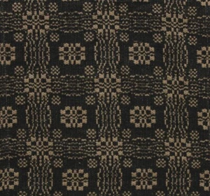 NEW Primitive GETTYSBURG Black Tan Table Topper 52" x 52" Square - Farmhouse - Picture 1 of 2