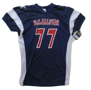 Vintage Champro Herren D.C. Allstar #77 Fußball Trikot Gr. L blau - Bild 1 von 5