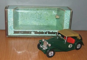 Matchbox Yesteryear Y8 MG TC Green Matt Silver Grille Unlisted Variation - Picture 1 of 6