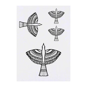4 x 'Phoenix' Temporary Tattoos / Transfers (TO00035235) - Picture 1 of 2
