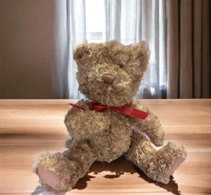 Hallmark Tan Bear Plush Jointed Stuffed 100 Years Anniversary Teddy-Tennial 13" - Picture 1 of 6