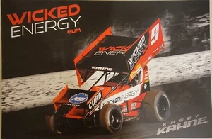 2019 Kasey Kahne Handout 6 x 9 World of Outlaw Wicked Energy #9 - Picture 1 of 2