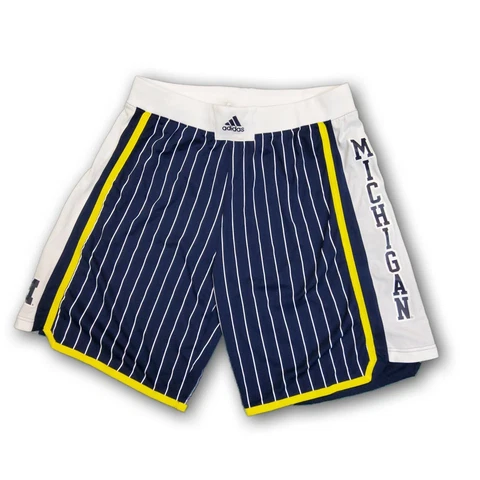 Michigan Wolverines NCAA Adidas Men's Navy Blue Shorts Cover