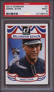 2014 Donruss 3 Derek Jeter PSA 9 Mint - Picture 1 of 1