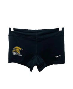Nike Woman’s Small Warriors Athletic Shorts Black Dri-Fit - Picture 1 of 7