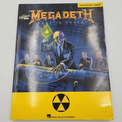 MEGADETH Rust In Peace Transcribed Scores (RARE) - Songbook - Hal Leonard - Image 1 of 4