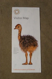 California Academy of Sciences - Visitor Map - Golden Gate Park - San Francisco - Picture 1 of 2