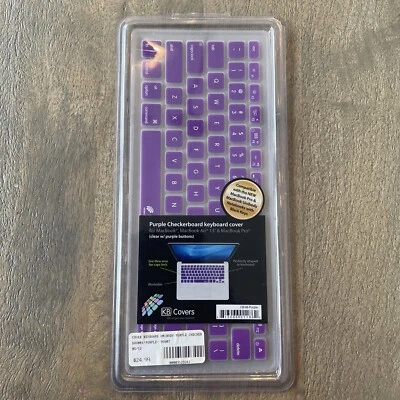 Soft Silicone Keyboard Cover Skin for Apple MacBook Pro Air  - 2006/2012 Purple - Image 1 of 2