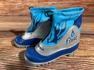 Alpina Frost Kids Nordic Cross Country Ski Boots Size EU28 US10.5 NNN A-1198 - Picture 1 of 6