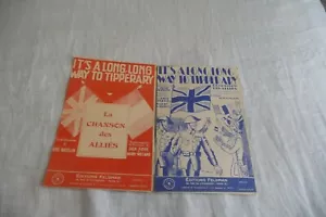 PARTITION LOT IT'S A LONG LONG WAY TO TIPPERARY LA CHANSON DES ALLIES. FELDMAN - Imagen 1 de 3