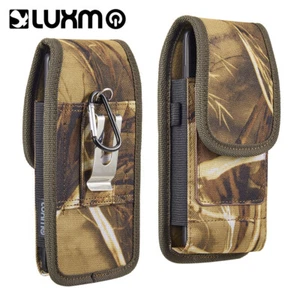 CAMO BELT CLIP CELL PHONE POUCH HOLSTER CASE FOR LG, IPHONES, MOTOROLA, SAMSUNG - Picture 1 of 17