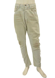 $250 DOLCE & GABBANA Beige BAGGY Men's Denim D&G Jeans 32 NEW COLLECTION - Picture 1 of 4