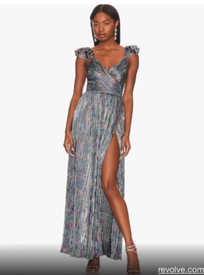 NWT Saylor Imara Mardi Gras Metallic Dress Size Small - Image 1 of 4