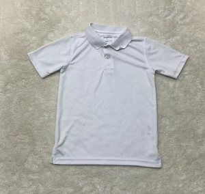 George Boys Size S (6-7) Short Sleeve White Polo Shirt  - Picture 1 of 11