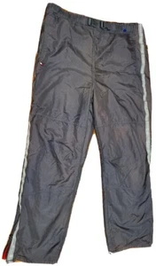 TOMMY HILFIGER Nylon Pants (Youth Size 20) Adult S Zip Ankle 32x28 Vintage Track - Picture 1 of 8