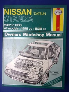 Haynes Owners Workshop Nissan Datsun Stanza 1982 1983 All models (1712) - Picture 1 of 1
