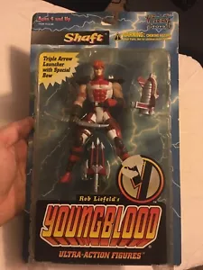 McFarlanes Toys 1995 Shaft Rob Liefeld's Youngblood Ultra Action Figure - Picture 1 of 2