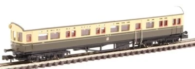 Dapol 2p-004-014 GWR Over Twin Cities 187 Chocolate & Cream Autocoach N Gauge - Image 1 of 4