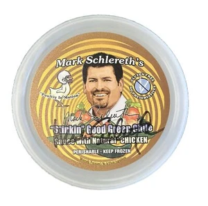 Mark Schlereth Signed / Autographed Stinkin Good Green Chilie Tub - Picture 1 of 2