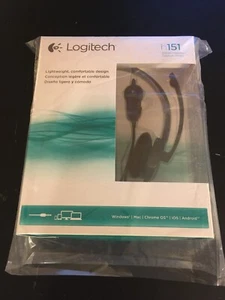 Logitech H151 Headphones with Microphone for School Computer Office New in Box - Picture 1 of 3