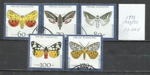 2708-ALEMANIA SERIE COMPLETA USADO MARIPOSAS INSECTOS 1992 ESPAÑA YVERT 1430/34 - Imagen 1 de 1
