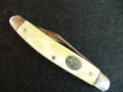 MOORE MAKER-5201U-2019-STOCKMAN-CUCHILLO PLEGABLE HUESO BLANCO LISO-MATDR.TX.-EXLUENTE Foto 1 de 4