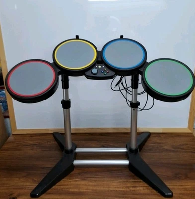 Harmonix Rock Band Wired Drums Set Xbox 360 With Base No Pedal 822149 Working - Image 1 of 4