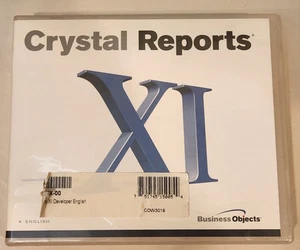 CRYSTAL REPORTS XI  - DEVELOPER SOFTWARE 2 DISC + 3 DISC SERVER VERSION - Picture 1 of 19