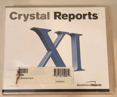 CRYSTAL REPORTS XI  - DEVELOPER SOFTWARE 2 DISC + 3 DISC SERVER VERSION - Image 1 of 4
