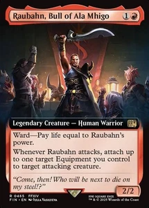 Raubahn, Bull of Ala Mhigo (Extended Art) - FINAL FANTASY (FIN) (Near Mint NM) - Picture 1 of 1