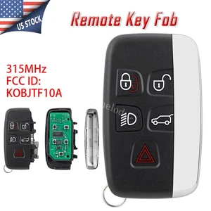 Remote Key Fob for Land Rover Discovery LR4 Range Rover Sport Evoque 2011 - 2018 - Picture 1 of 9