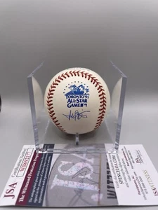 Harold Baines Signed 1991 All Star Game Baseball Beckett COA W/Cube L2 - Picture 1 of 8