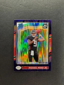 Michael Penix Jr 2024 Panini Donruss Optic Rated Rookie Purple Shock #279 - Bild 1 von 2