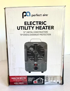 NEW Perfect Aire, Electric Utility Space Heater, 5118 BTUs, 160sq. ft. 1PHF12 - Picture 1 of 7