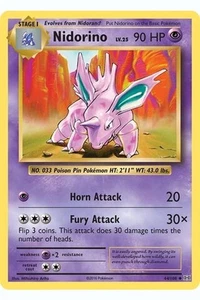 044/108 Nidorino - Uncommon Reverse Holo - Picture 1 of 1