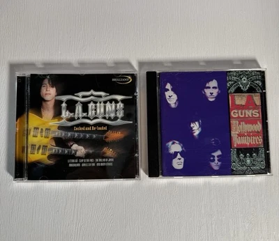 LA Guns 2 CD Albums Cocked & Loaded & Hollywood Vampires Foto 1 de 4