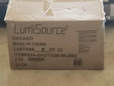 Taburetes de mostrador Lumisource Grotto, juego de 2 Foto 1 de 4