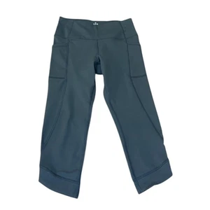 Apana Legging Women S Gray Capri Yoga Activewear Gym Hiking Outdoor Gorpcore - Picture 1 of 6