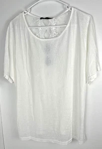Damen Oiswer Top mit Spitze hinten Größe M - Bild 1 von 5